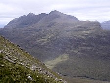 Liathach Viewed End-On
