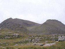 View up Tom na Gruagaich