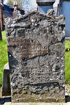 Eroded Memorial Stone