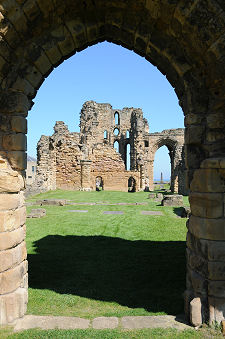 View Through the Priory's West Door