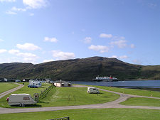 Campsite and the Stornoway Ferry