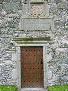 Main Doorway With Inscription Above 