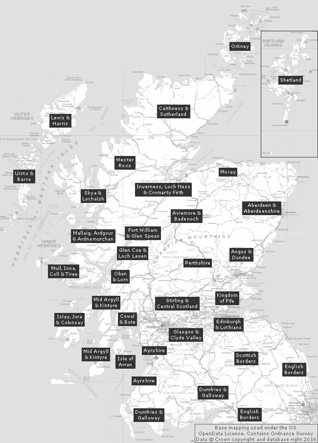 Accommodation Index Clickable Map