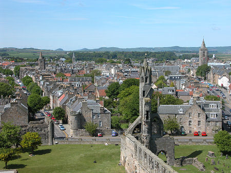 St Andrews Today, Seen from the Top of St Rule's Tower