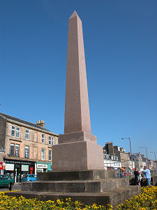 Monument to Bell in Helensburgh