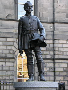 Statue of James Braidwood in Edinburgh
