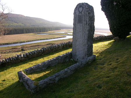 Captain Bertram Dickson's Grave in the Cnoc na Bain  Burial Ground 