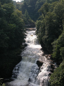 The River Clyde at New Lanark