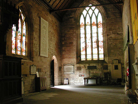 Inside St Duthac Memorial Church in Tain