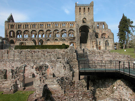 Jedburgh Abbey, Where Yolande de Dreux Married King Alexander III