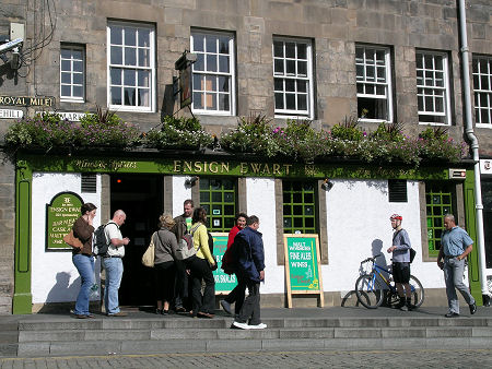 The Ensign Ewart Pub on Edinburgh's Royal Mile