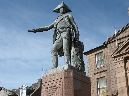 Statue of Field Marshal Keith in Peterhead