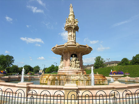 The Doulton Fountain on Glasgow Green, Near Where Lipton Went to School