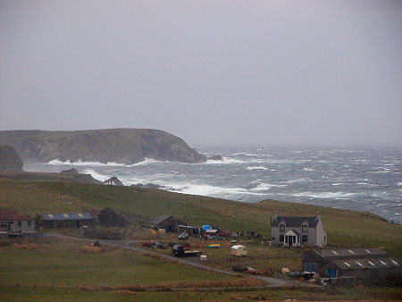 A Storm Lashing the Island of Yell
