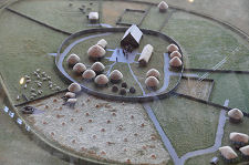 Model of St Maelrubha's Monastery in Applecross Heritage Centre