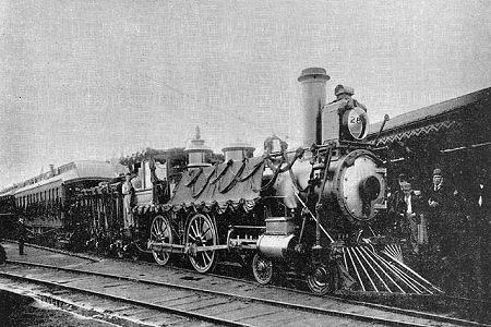 Macdonald's funeral train carried his remains from Ottawa to Kingston on 10 June 1891