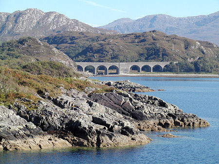 The Loch nan Uamh Viaduct on the West Highland Line