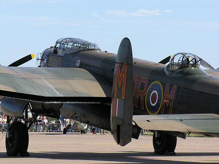 Avro Lancaster at the RAF Leuchars Airshow