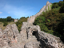 Remains of Berwick Castle