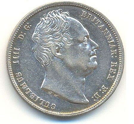 William IV Half-Crown Coin, 1836