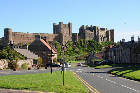 Mighty Bamburgh Castle, in use as a Fortress in King Oswald's Day
