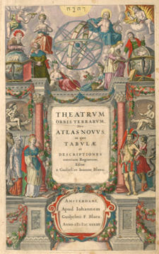 Title Page of Blaeu's 1654 Atlas