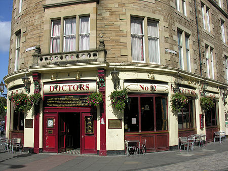 Edinburgh Pub Reflecting Historical Links with Edinburgh Royal Infirmary