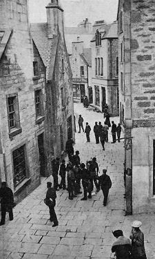 Lerwick: Commecial Street in 1871