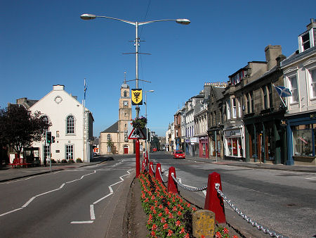 Lanark, in Lanarkshire until 1975