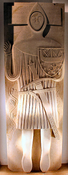 Replica Grave Marker, Museum of the Isles