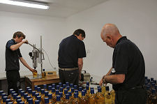 Bottling at Kilchoman Distillery