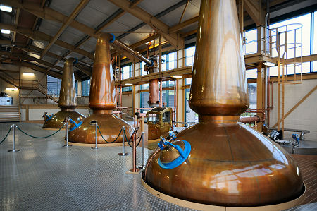 Spirit Stills at Glenlivet Distillery