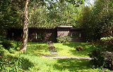 One of Ardoch Lodge's log cabins
