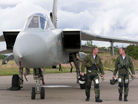 Tornado F3 and Crew at (now closed) RAF Leuchars, Fife