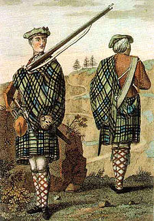 Highland soldier in 1744