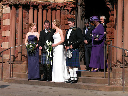 A Wedding at St Magnus Cathedral, Kirkwall, Orkney