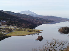 Queen's View Along Loch Tummel