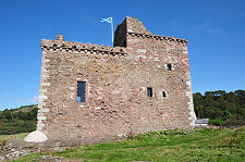 Portencross Castle from the West