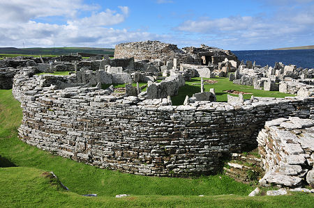 The Broch of Gurness from the South-East