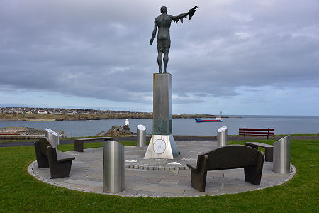 The Seafarers Memorial Looking Out Over Wick Bay