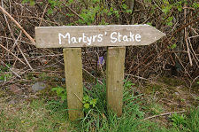 Sign to the Martyrs' Stake